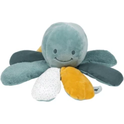 Nattou Lapidou Krake Aktivitätsspielzeug Hellgrün