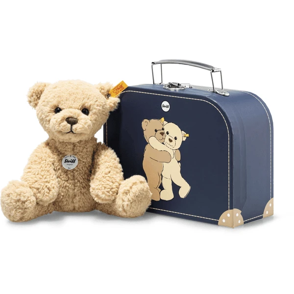 Steiff Teddybär Ben Beige Im Koffer, 21 Cm 1 Steiff Teddybär Ben Beige Im Koffer, 21 Cm
