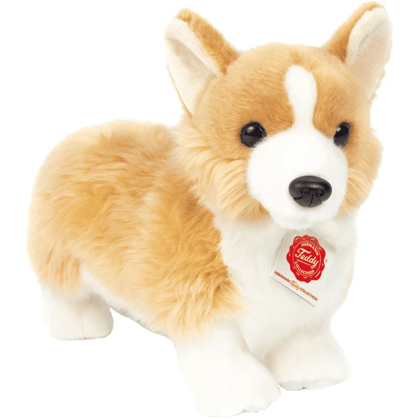 Teddy HERMANN® Corgi Stehend Hellbraun - Weiß, 30 Cm 1 Teddy HERMANN® Corgi Stehend Hellbraun - Weiß, 30 Cm